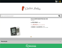 Tablet Screenshot of ciclesjahn.com.br